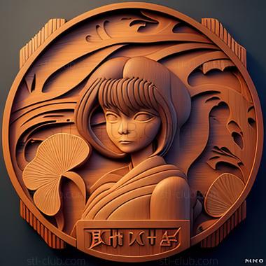 3D model Ranma Rumiko Takahashi (STL)